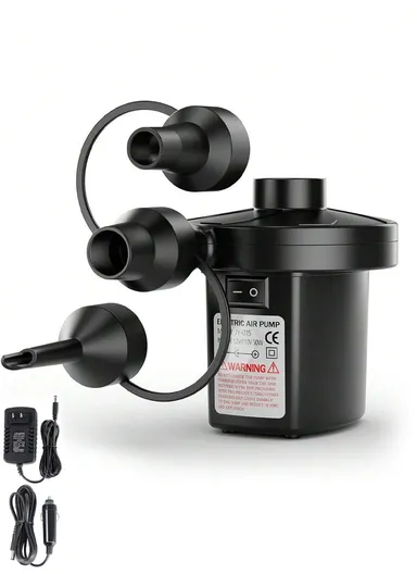 Portable Air Mattress Two-Way Universal Inflator Pump with 3 Nozzles HT-202