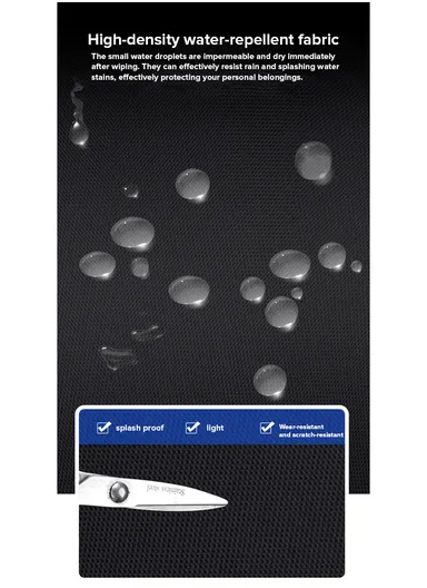 17" Casual &amp; Durable Laptop Backpack with Padded Straps &amp; Trolley Sleeve EF92A - Grey