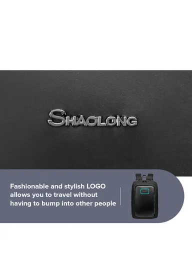 15.6" Water-Resistant Professional Laptop Backpack with Trolley Sleeve &amp; USB Port EF51 - Black