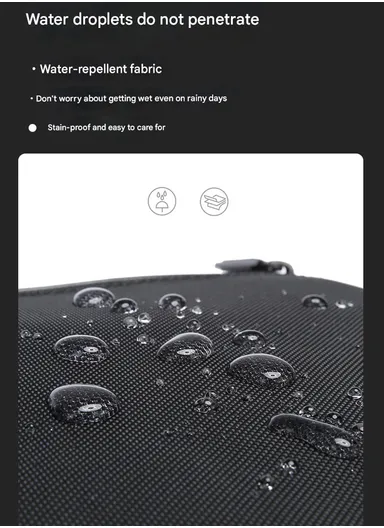 15.6" Water-Resistant Versatile Laptop Backpack Travel Bag with Trolley Sleeve &amp; Padded Straps AB81 - Black