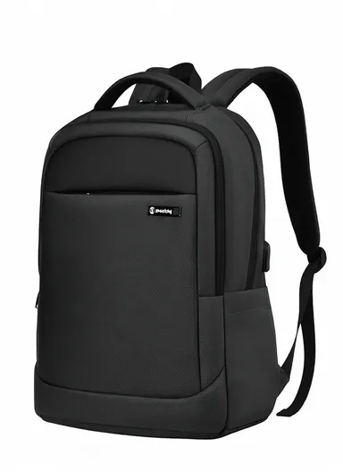 15.6" Water-Resistant Multi-Pocket Laptop Backpack with Trolley Sleeve &amp; Padded Straps SL1071 - Dark Grey