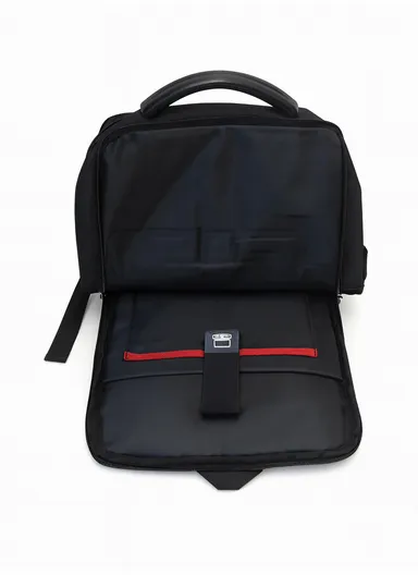15.6" Laptop Backpack Multi-Functional Travel Bag with USB Charging Port, Multi-Compartment, Lightweight &amp; Comfortable Design SL1032 - Black
