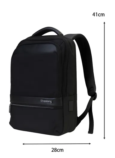 15.6" Laptop Backpack Multi-Functional Travel Bag with USB Charging Port, Multi-Compartment, Lightweight &amp; Comfortable Design SL1032 - Black