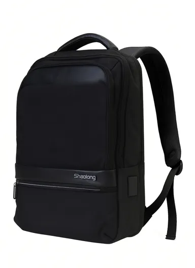 15.6" Laptop Backpack Multi-Functional Travel Bag with USB Charging Port, Multi-Compartment, Lightweight &amp; Comfortable Design SL1032 - Black