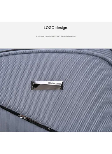 15.6" Water-Resistant Laptop Backpack Business Travel Bag with Trolley Sleeve &amp; Padded Straps SL712 - Black