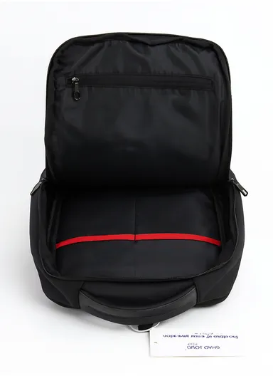 15.6-Inch Large Capacity Laptop Backpack, Slim &amp; Lightweight Business Travel Bag with USB Port, Organizer Compartments, &amp; Padded Straps SL6811- Black