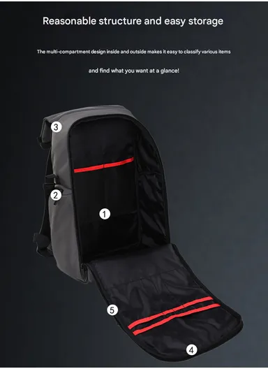 15.6" Water-Repellent Laptop Business &amp; Travel Backpack AK53 - Black