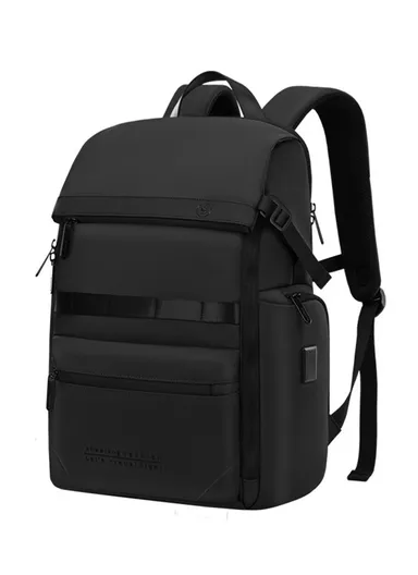 15.6" Water-Repellent Laptop Business &amp; Travel Backpack AK53 - Black