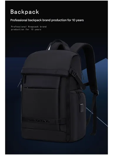 15.6" Water-Repellent Laptop Business &amp; Travel Backpack AK52 - Grey