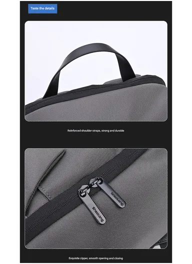 15.6" Water-Repellent Laptop Business &amp; Travel Backpack AK52 - Grey