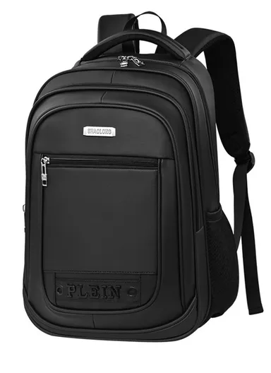 15.6" Water-Resistant Laptop Backpack Multi-Functional School &amp; Work Bag with Padded Straps 2023-13 - Black