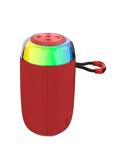 2" Portable Bluetooth Speaker Stereo HiFi Subwoofer Wireless Speaker with Aux TF Card &amp; FM Radio Support ZQS-L05 - Red