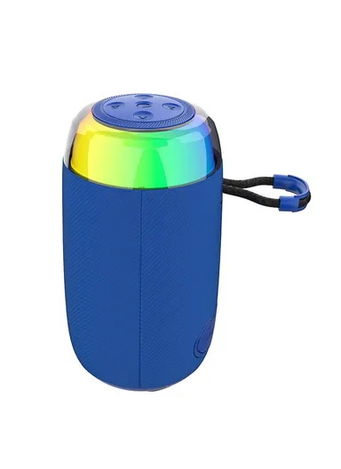 2" Portable Bluetooth Speaker Stereo HiFi Subwoofer Wireless Speaker with Aux TF Card &amp; FM Radio Support ZQS-L05 - Blue