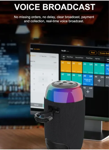 2" Portable Bluetooth Speaker Stereo HiFi Subwoofer Wireless Speaker with Aux TF Card &amp; FM Radio Support ZQS-L05 - Black