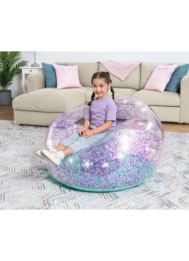 Glitter DreamInflate-A-Chair Kids Air Chair 75115 114x112x66cm 