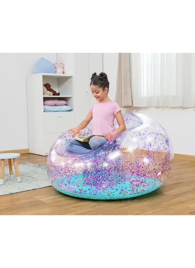 Glitter DreamInflate-A-Chair Kids Air Chair 75115 114x112x66cm 
