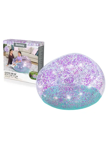Glitter DreamInflate-A-Chair Kids Air Chair 75115 114x112x66cm 