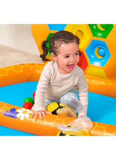  2 in 1 Lil' Beehive Baby Pool With 2 Ball 127x119x61cm