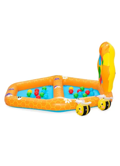  2 in 1 Lil' Beehive Baby Pool With 2 Ball 127x119x61cm