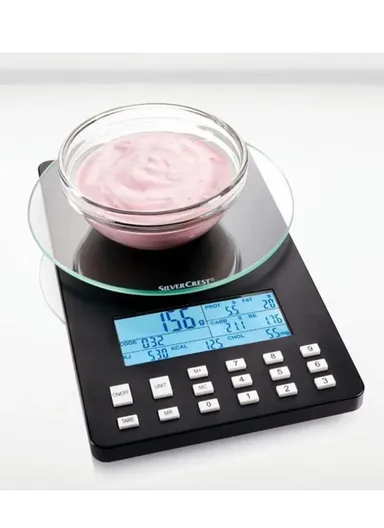 Digital Nutritional Kitchen Scale 800 Pre-Loaded Values &amp; 5kg Max Load
