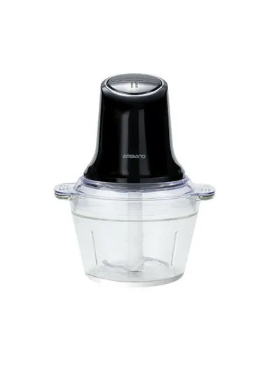 Compact Glass Chopper with Dual Speed &amp; Stainless Steel Blades