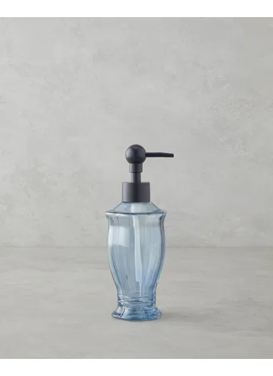 Emily Bathroom Liquid Soap Dispenser 7x7x19 cm Blue