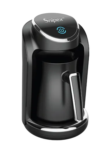 550W Turkish Coffee Maker with LED Indicator, 250ml Capacity &amp; 304 Steel Base - Black