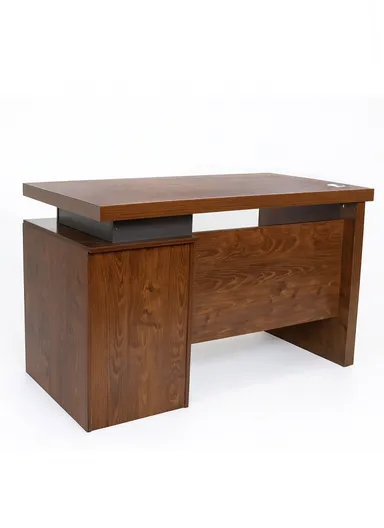 120cm Small Design Office Desk with Drawer Storage, Melamine Board Office Desk BC2467 (W120 x D60 x H75)cm