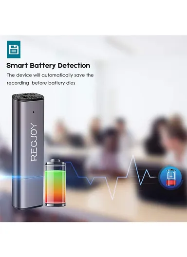 Tecnolux Mini Digital USB Voice Recorder for Lectures &amp; Meetings 32GB Rechargeable