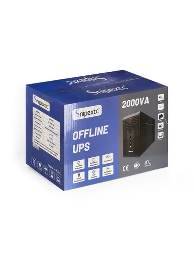 2000VA Sinewave &amp; Squarewave UPS Battery Backup &amp; Surge Protector 10A Battery Power Supply, Dataline Protection
