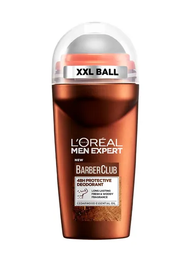 Men's Expert Barber Club Deodorant Cedarwood Fragrance For Men, 50ml