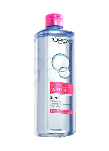 3-in-1 Refreshing Micellar Water, Deep Cleansing Moisturizer Micellar for Dry to Normal Skin, 400ml