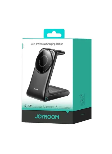 15W 3 in 1 Magnetic Wireless Charging Stand for iPhone / Apple Watch / Airpods JR-W15