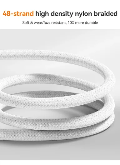 1.2m 60W Cutting-Edge Series Fast Charging Data Cable USB-A to Type-C S-A51 - Light Gray