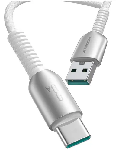 1.2m 60W Cutting-Edge Series Fast Charging Data Cable USB-A to Type-C S-A51 - Light Gray