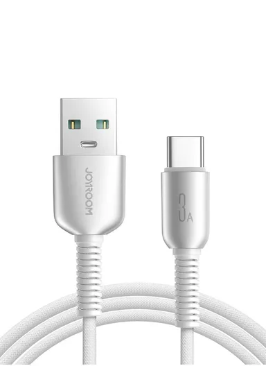 1.2m 60W Cutting-Edge Series Fast Charging Data Cable USB-A to Type-C S-A51 - Light Gray