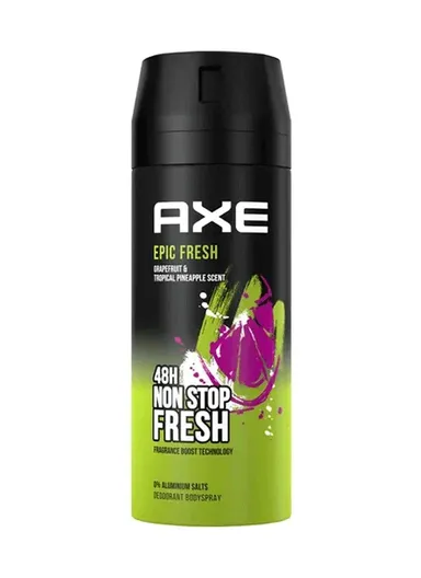 150ml Epic Fresh Body Spray Aluminium-Free Deodorant for Men with 48H Tropical Freshness