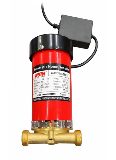 90W Shower Booster Pump, 220V, Hot Water Up to 80°C, Compact &amp; Quiet with Auto Start eco15-15