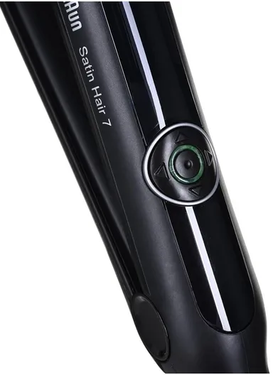 Hair Straightener Fast Heat-Up, 100% Ceramic Plates, 3 Safe Temperature Settings, Dual Voltage - 264638 