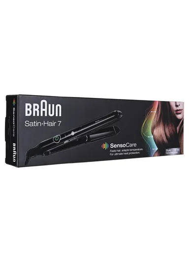 Hair Straightener Fast Heat-Up, 100% Ceramic Plates, 3 Safe Temperature Settings, Dual Voltage - 264638 