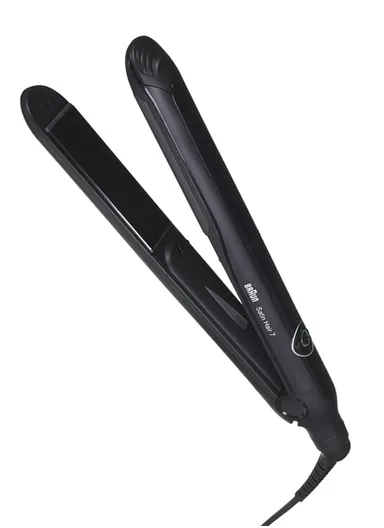 Hair Straightener Fast Heat-Up, 100% Ceramic Plates, 3 Safe Temperature Settings, Dual Voltage - 264638 