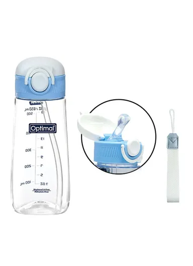 650ml Tritan silicone straw cup OPB-2018