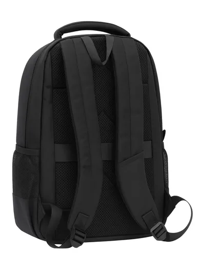 15.6" Laptop Backpack Multi-Functional Travel Bag with Trolley Sleeve &amp; Padded Straps SL4002A - Black