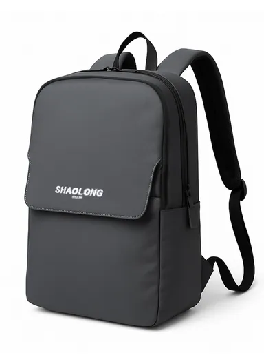 15.6" Water-Resistant Multi-Pocket Laptop Backpack with Padded Back Panel &amp; Straps SH-21 - Dark Grey