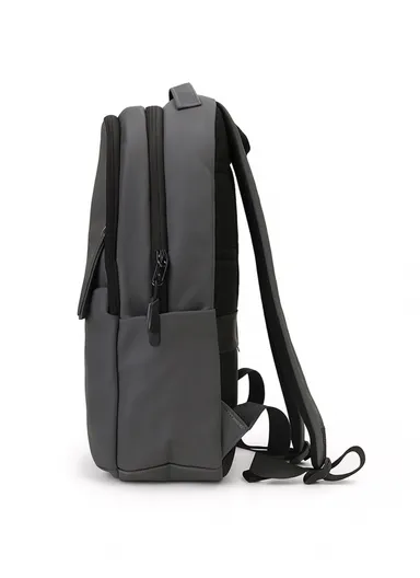 15.6" Water-Resistant Multi-Pocket Laptop Backpack with Padded Back Panel &amp; Straps SH-21 - Dark Grey