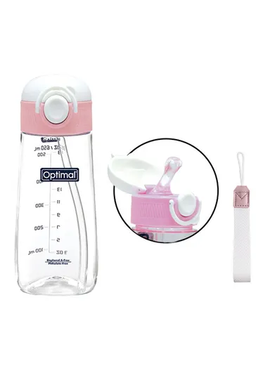 650ml Tritan silicone straw cup OPB-2018