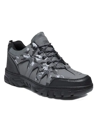Men's Outdoor Activity Anti-Slip Hiking Shoes CSM-219 - Grey