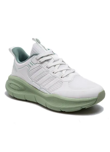 Men's Breathable Running Sport Shoes CSM-223 - White &amp; Green