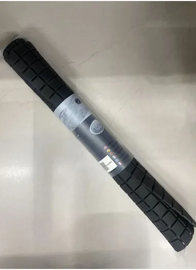 52x52cm Rubber Bath Shower Mat Anti-slip Drainage Floor Bathroom Stall Rug With Drain Hole - Black