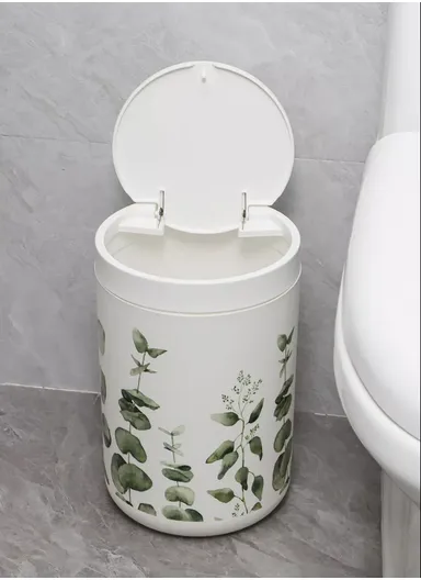 6 Pcs ABS Luxurious Bathroom Accessories Set 8034 - White